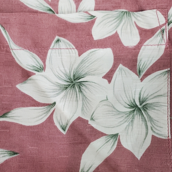 Tommy Bahama Men's XL Silk Floral Hawaiian Shirt Vacation Button Down Tropical - Picture 7 of 7